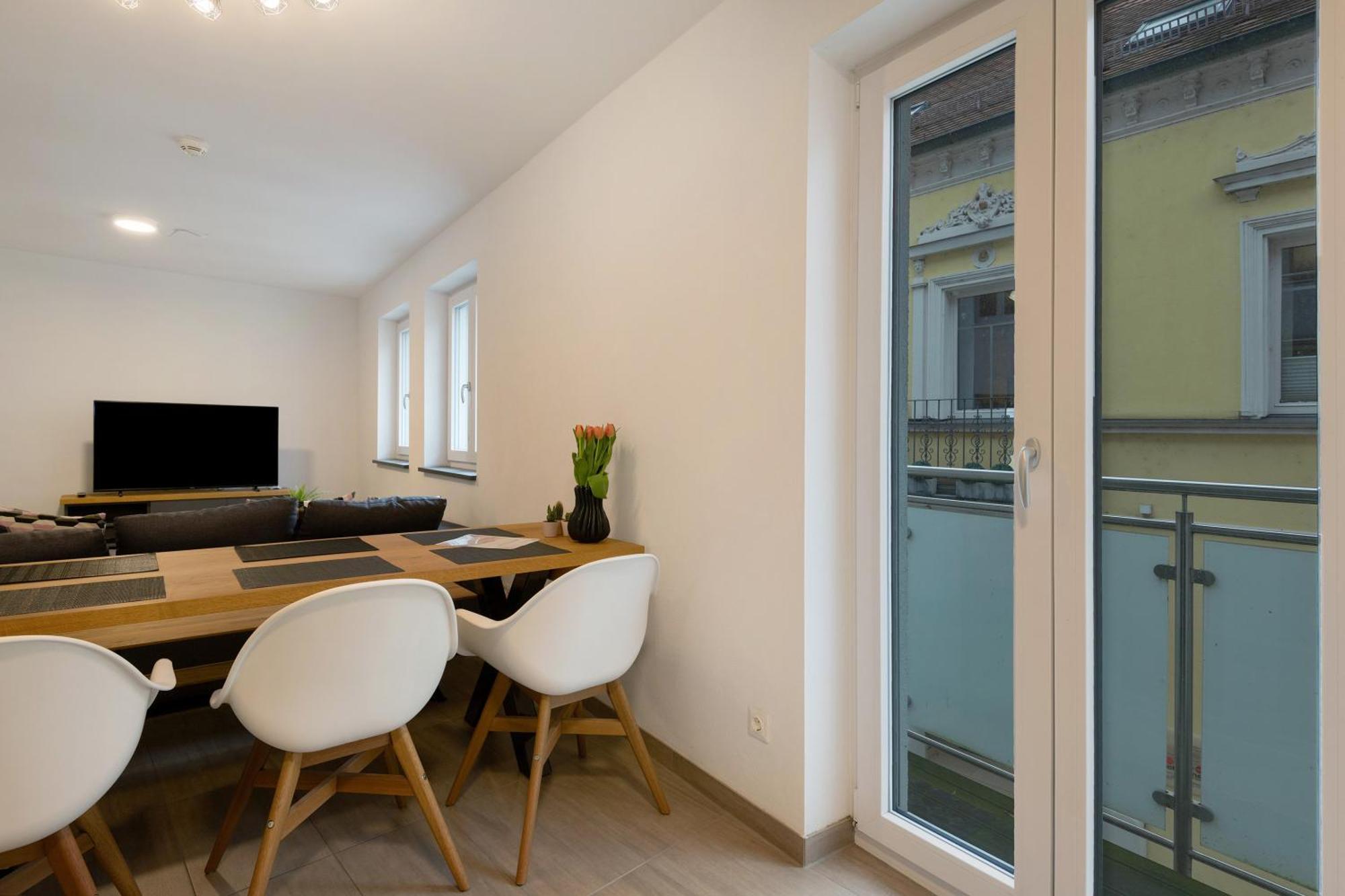 Wohnung 4 Rosenstrasse Cham Bagian luar foto